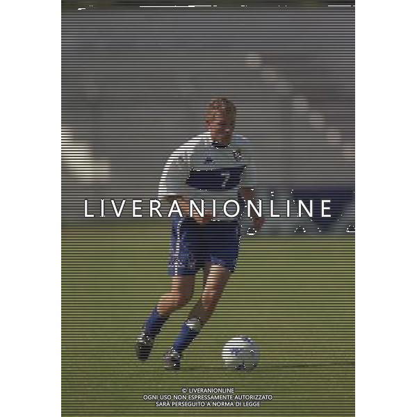 17-05-2000 AREZZO- AMICHEVOLE A.C. AREZZO-NAZIONALE ITALIA UNDER 20 NELLA FOTO NICOLA CAMPEDELLI AG ALDO LIVERANI SAS