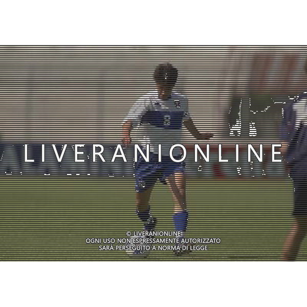 17-05-2000 AREZZO- AMICHEVOLE A.C. AREZZO-NAZIONALE ITALIA UNDER 20 NELLA FOTO NICOLA CORRENT AG ALDO LIVERANI SAS