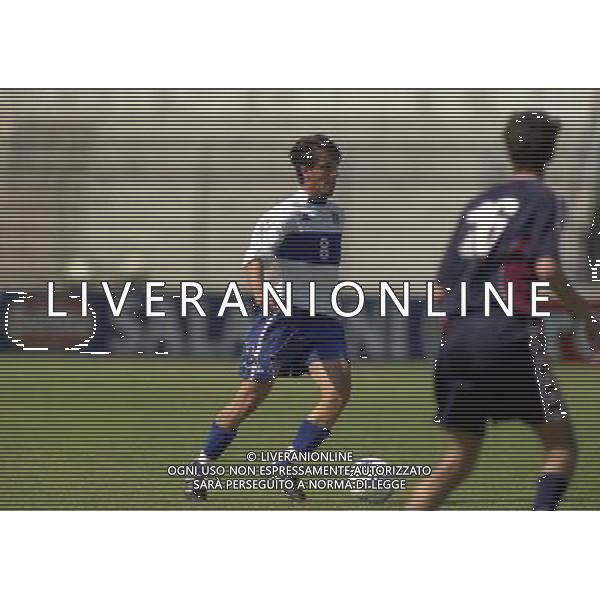 17-05-2000 AREZZO- AMICHEVOLE A.C. AREZZO-NAZIONALE ITALIA UNDER 20 NELLA FOTO NICOLA CORRENT AG ALDO LIVERANI SAS