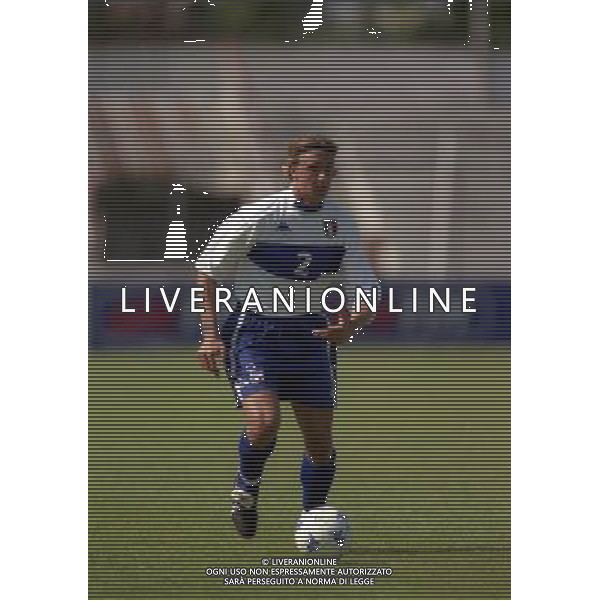 17-05-2000 AREZZO- AMICHEVOLE A.C. AREZZO-NAZIONALE ITALIA UNDER 20 NELLA FOTO RICCARDO FISSORE AG ALDO LIVERANI SAS