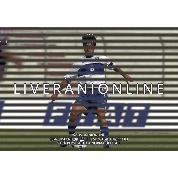17-05-2000 AREZZO- AMICHEVOLE A.C. AREZZO-NAZIONALE ITALIA UNDER 20 NELLA FOTO NICOLA CORRENT AG ALDO LIVERANI SAS