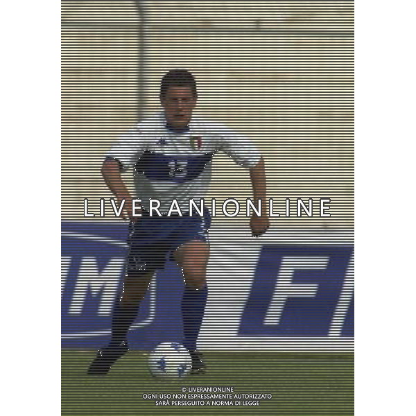 17-05-2000 AREZZO- AMICHEVOLE A.C. AREZZO-NAZIONALE ITALIA UNDER 20 NELLA FOTO DANIELE BONERA AG ALDO LIVERANI SAS