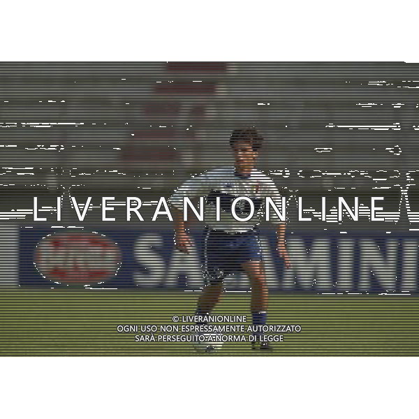 17-05-2000 AREZZO- AMICHEVOLE A.C. AREZZO-NAZIONALE ITALIA UNDER 20 NELLA FOTO CARDINALE ROBERTO AG ALDO LIVERANI SAS