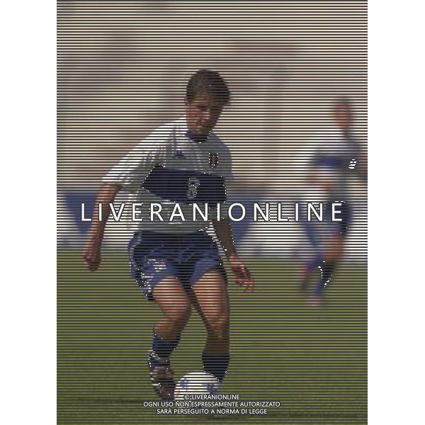 17-05-2000 AREZZO- AMICHEVOLE A.C. AREZZO-NAZIONALE ITALIA UNDER 20 NELLA FOTO NICOLA CORRENT AG ALDO LIVERANI SAS