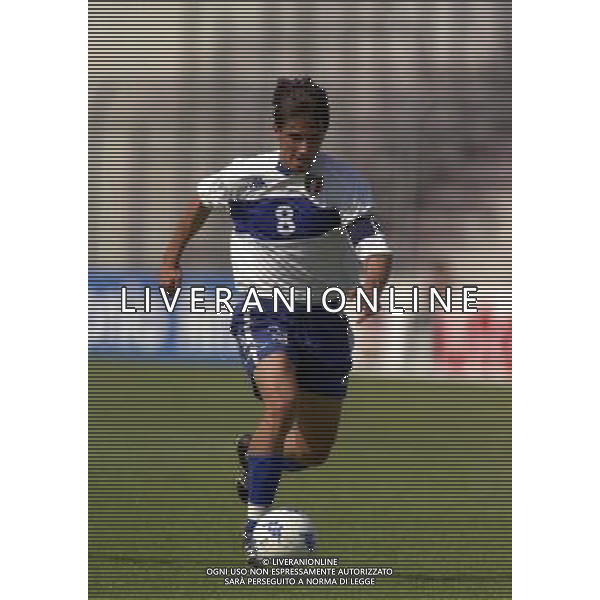 17-05-2000 AREZZO- AMICHEVOLE A.C. AREZZO-NAZIONALE ITALIA UNDER 20 NELLA FOTO NICOLA CORRENT AG ALDO LIVERANI SAS