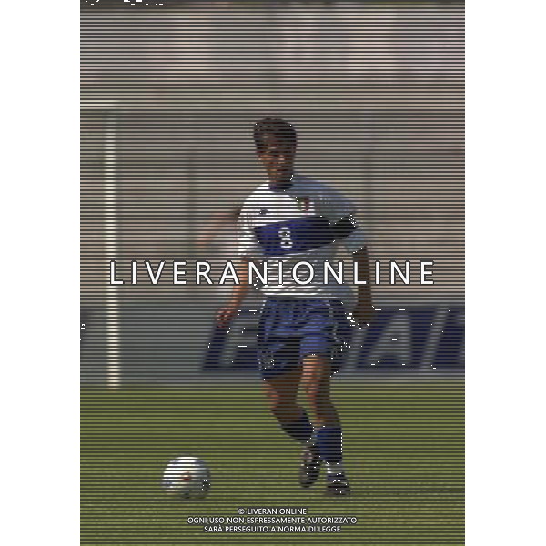 17-05-2000 AREZZO- AMICHEVOLE A.C. AREZZO-NAZIONALE ITALIA UNDER 20 NELLA FOTO NICOLA CARRENT AG ALDO LIVERANI SAS