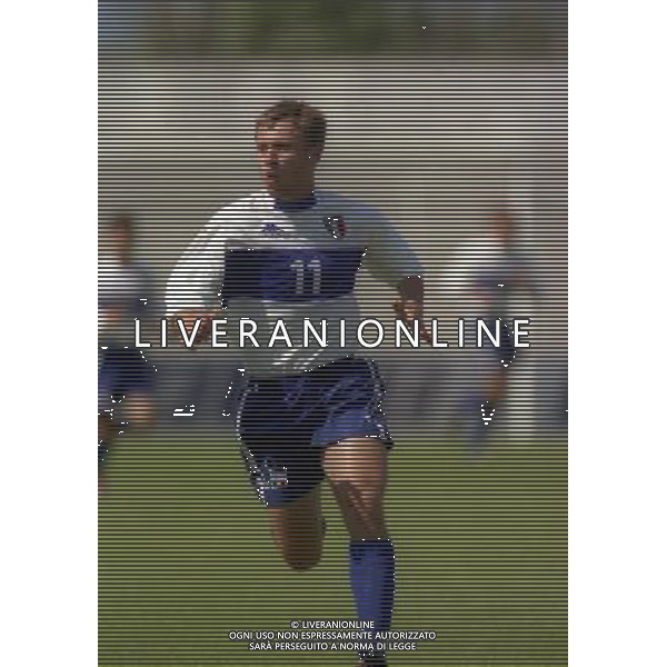 17-05-2000 AREZZO- AMICHEVOLE A.C. AREZZO-NAZIONALE ITALIA UNDER 20 NELLA FOTO ANTONIO CASSANO AG ALDO LIVERANI SAS