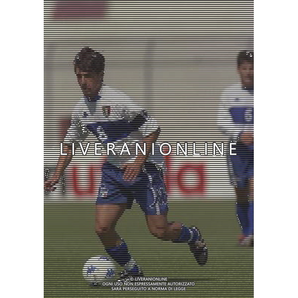 17-05-2000 AREZZO- AMICHEVOLE A.C. AREZZO-NAZIONALE ITALIA UNDER 20 NELLA FOTO NICOLA CORRENT AG ALDO LIVERANI SAS