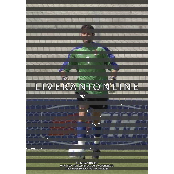 17-05-2000 AREZZO- AMICHEVOLE A.C. AREZZO-NAZIONALE ITALIA UNDER 20 NELLA FOTO GENEROSO ROSSI AG ALDO LIVERANI SAS