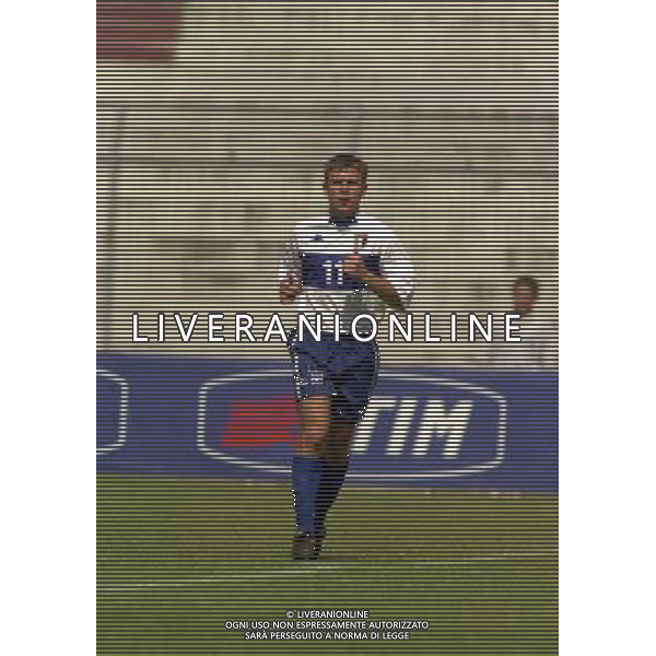 17-05-2000 AREZZO- AMICHEVOLE A.C. AREZZO-NAZIONALE ITALIA UNDER 20 NELLA FOTO ANTONIO CASSANO AG ALDO LIVERANI SAS