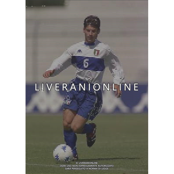 17-05-2000 AREZZO- AMICHEVOLE A.C. AREZZO-NAZIONALE ITALIA UNDER 20 NELLA FOTO DAVIDE CARRUS AG ALDO LIVERANI SAS
