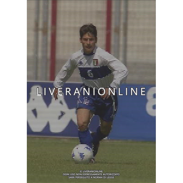 17-05-2000 AREZZO- AMICHEVOLE A.C. AREZZO-NAZIONALE ITALIA UNDER 20 NELLA FOTO DAVIDE CARRUS AG ALDO LIVERANI SAS