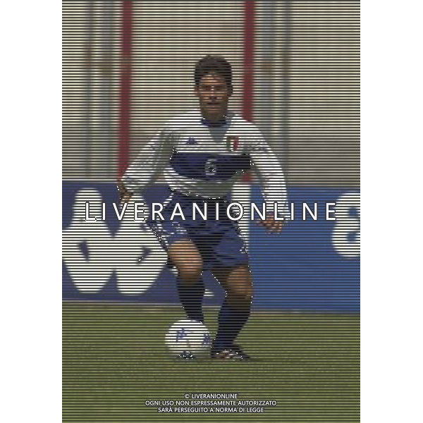 17-05-2000 AREZZO- AMICHEVOLE A.C. AREZZO-NAZIONALE ITALIA UNDER 20 NELLA FOTO DAVIDE CARRUS AG ALDO LIVERANI SAS