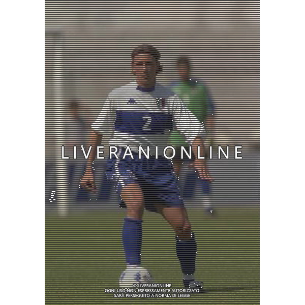 17-05-2000 AREZZO- AMICHEVOLE A.C. AREZZO-NAZIONALE ITALIA UNDER 20 NELLA FOTO RICCARDO FISSORE AG ALDO LIVERANI SAS
