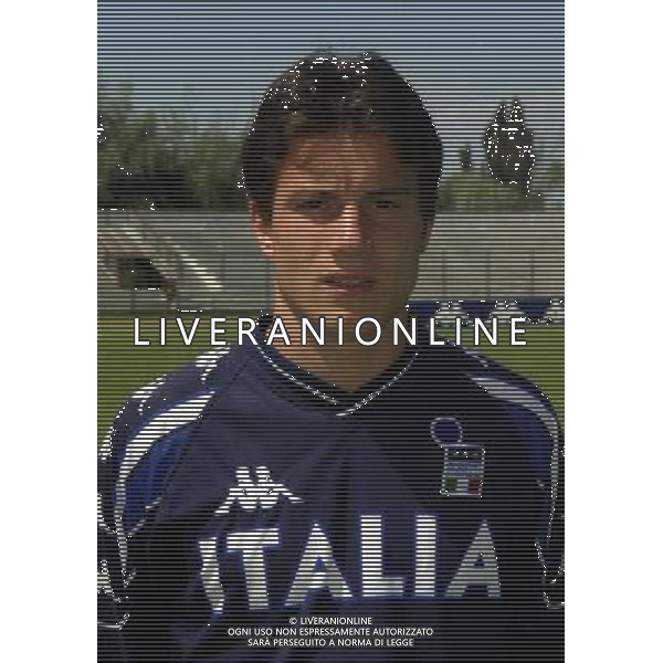 17-05-2000 AREZZO- AMICHEVOLE A.C. AREZZO-NAZIONALE ITALIA UNDER 20 NELLA FOTO MATTEO BRIGHI AG ALDO LIVERANI SAS