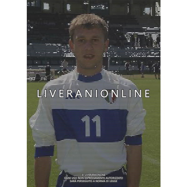 17-05-2000 AREZZO- AMICHEVOLE A.C. AREZZO-NAZIONALE ITALIA UNDER 20 NELLA FOTO ANTONIO CASSANO AG ALDO LIVERANI SAS