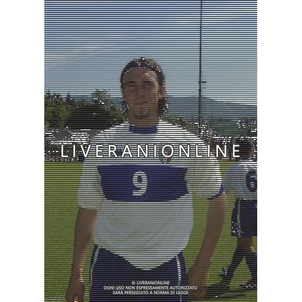 17-05-2000 AREZZO- AMICHEVOLE A.C. AREZZO-NAZIONALE ITALIA UNDER 20 NELLA FOTO EMILIANO BONAZZOLI AG ALDO LIVERANI SAS