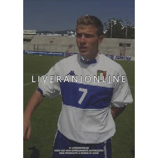 17-05-2000 AREZZO- AMICHEVOLE A.C. AREZZO-NAZIONALE ITALIA UNDER 20 NELLA FOTO CAMPEDELLI NICOLA AG ALDO LIVERANI SAS