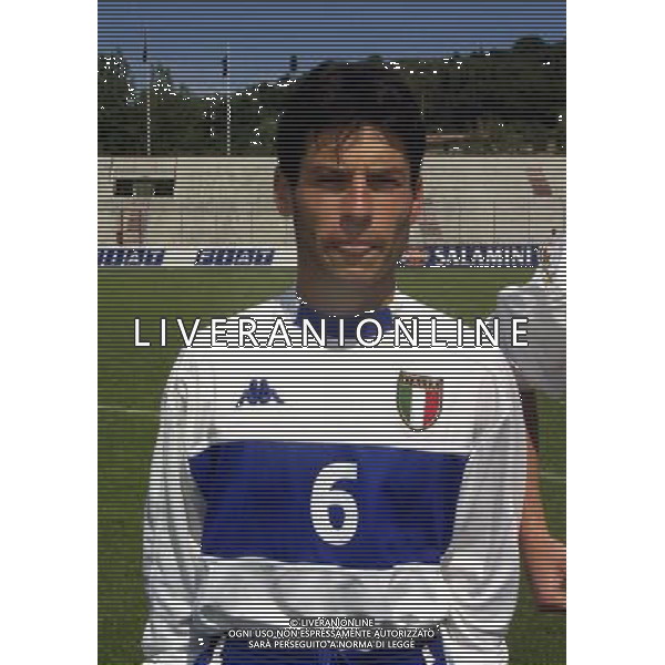 17-05-2000 AREZZO- AMICHEVOLE A.C. AREZZO-NAZIONALE ITALIA UNDER 20 NELLA FOTO CARRUS DAVIDE AG ALDO LIVERANI SAS