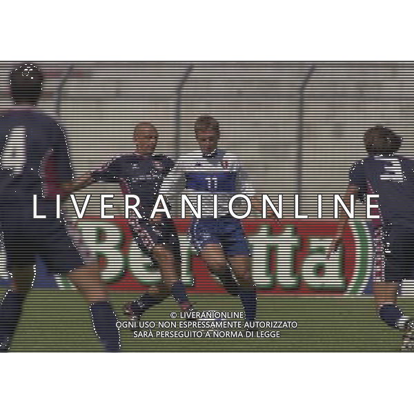 17-05-2000 AREZZO- AMICHEVOLE A.C. AREZZO-NAZIONALE ITALIA UNDER 20 NELLA FOTO ANTONIO CASSANO AG ALDO LIVERANI SAS