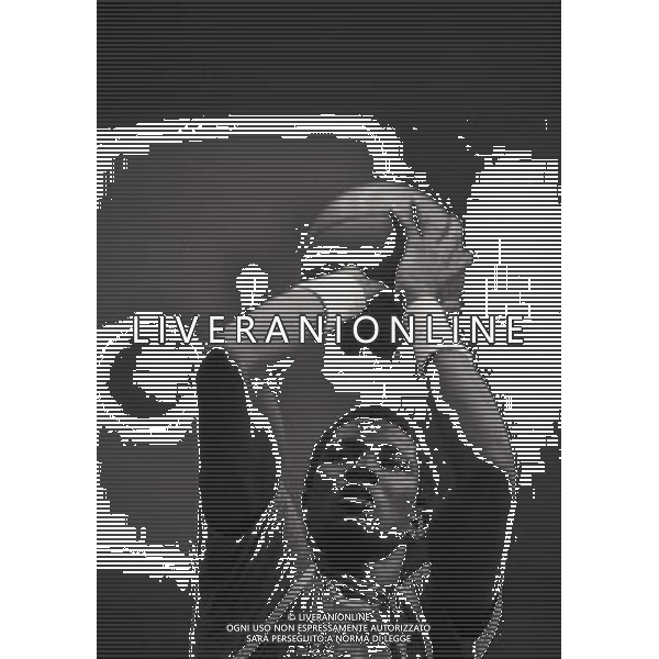 LIVORNO BASKET 1985-1986 NELLA FOTO WAYNE SAPPLETON AG ALDO LIVERANI SAS