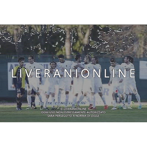 Santarcangelo - Pordenone Campionato di calcio Lega Pro girone B 05/03/2017 nella foto: esultanza pordenone Â©Claudio Zamagni/Agenzia Aldo Liverani / AGENZIA ALDO LIVERANI SAS