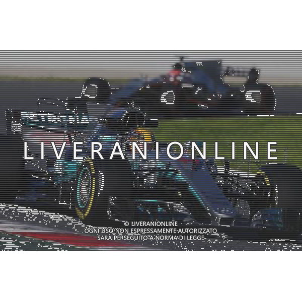 Lewis Hamilton (GBR) Mercedes AMG F1 W08 running sensor equipment. 07.03.2017. Formula One Testing, Day One, Barcelona, Spain. Tuesday. AG ALDO LIVERANI SAS