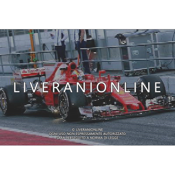 Sebastian Vettel (GER) Ferrari SF70H. 07.03.2017. Formula One Testing, Day One, Barcelona, Spain. Tuesday. AG ALDO LIVERANI SAS