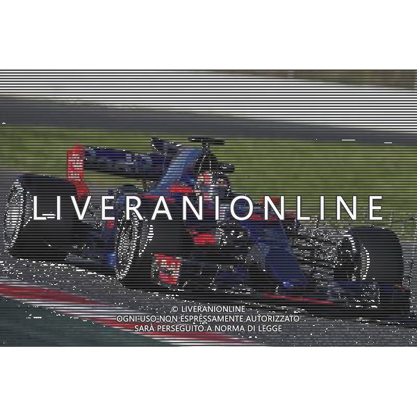 Daniil Kvyat (RUS) Scuderia Toro Rosso STR12 running sensor equipment. 07.03.2017. Formula One Testing, Day One, Barcelona, Spain. Tuesday. AG ALDO LIVERANI SAS