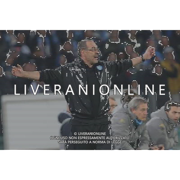 NAPOLI - REAL MADRID CHAMPIONS LEAGUE 07 MARZO 2017 NELLA FOTO MAURIZIO SARRI © MOSCA/ AGENZIA ALDO LIVERANI SAS