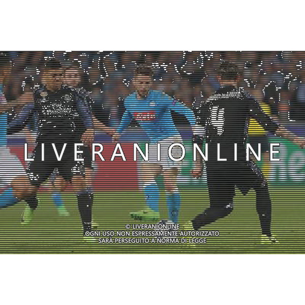 NAPOLI - REAL MADRID CHAMPIONS LEAGUE 07 MARZO 2017 NELLA FOTO DRIES MERTENS © MOSCA/ AGENZIA ALDO LIVERANI SAS