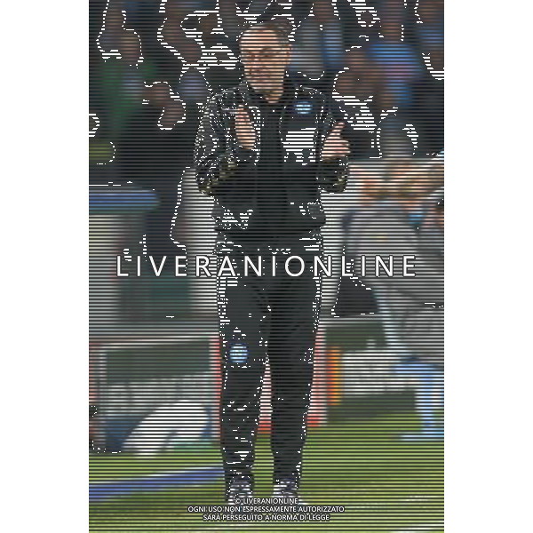 NAPOLI - REAL MADRID CHAMPIONS LEAGUE 07 MARZO 2017 NELLA FOTO MAURIZIO SARRI © MOSCA/ AGENZIA ALDO LIVERANI SAS