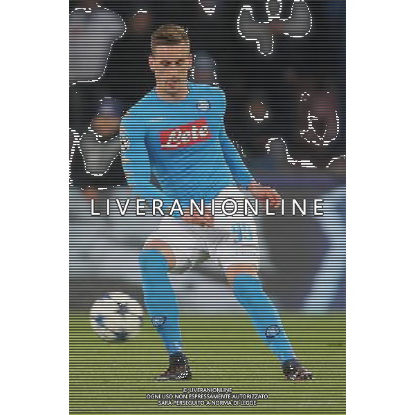 NAPOLI - REAL MADRID CHAMPIONS LEAGUE 07 MARZO 2017 NELLA FOTO ARKADIUSZ MILIK © MOSCA/ AGENZIA ALDO LIVERANI SAS