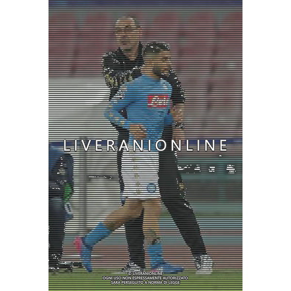 NAPOLI - REAL MADRID CHAMPIONS LEAGUE 07 MARZO 2017 NELLA FOTO MAURIZIO SARRI E LORENZO INSIGNE © MOSCA/ AGENZIA ALDO LIVERANI SAS