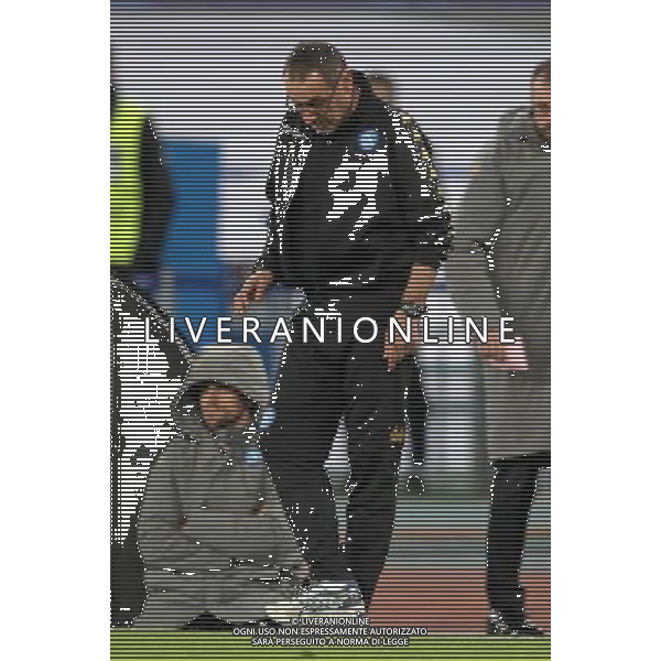 NAPOLI - REAL MADRID CHAMPIONS LEAGUE 07 MARZO 2017 NELLA FOTO MAURIZIO SARRI © MOSCA/ AGENZIA ALDO LIVERANI SAS