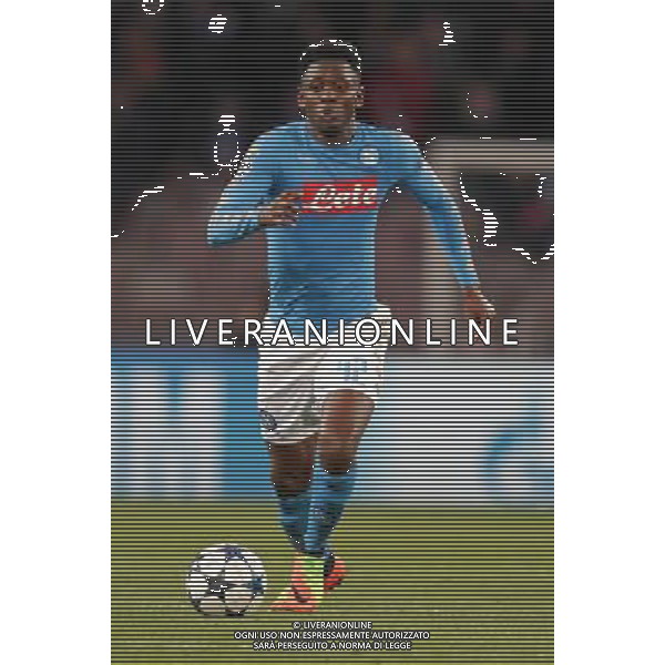 NAPOLI - REAL MADRID CHAMPIONS LEAGUE 07 MARZO 2017 NELLA FOTO DAMADOU DIAWARA © MOSCA/ AGENZIA ALDO LIVERANI SAS