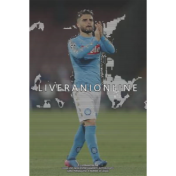 NAPOLI - REAL MADRID CHAMPIONS LEAGUE 07 MARZO 2017 NELLA FOTO LORENZO INSIGNE © MOSCA/ AGENZIA ALDO LIVERANI SAS