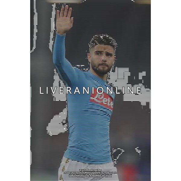 NAPOLI - REAL MADRID CHAMPIONS LEAGUE 07 MARZO 2017 NELLA FOTO LORENZO INSIGNE © MOSCA/ AGENZIA ALDO LIVERANI SAS