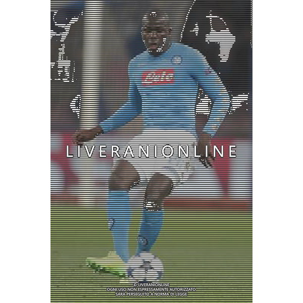 NAPOLI - REAL MADRID CHAMPIONS LEAGUE 07 MARZO 2017 NELLA FOTO KALIDOU KOULIBALY © MOSCA/ AGENZIA ALDO LIVERANI SAS