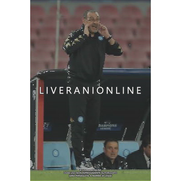 NAPOLI - REAL MADRID CHAMPIONS LEAGUE 07 MARZO 2017 NELLA FOTO MAURIZIO SARRI © MOSCA/ AGENZIA ALDO LIVERANI SAS