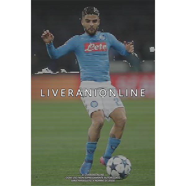 NAPOLI - REAL MADRID CHAMPIONS LEAGUE 07 MARZO 2017 NELLA FOTO LORENZO INSIGNE © MOSCA/ AGENZIA ALDO LIVERANI SAS