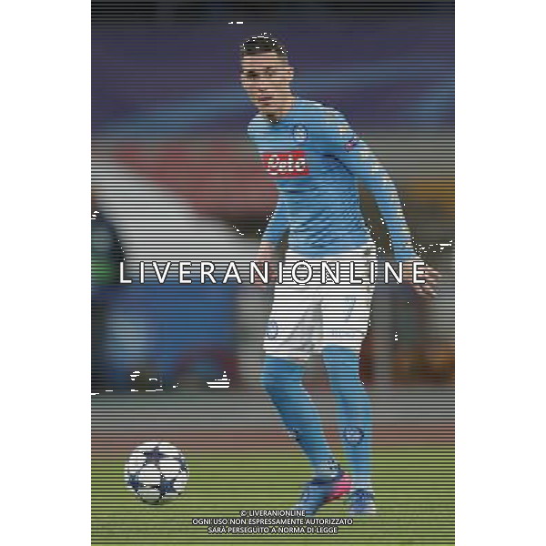 NAPOLI - REAL MADRID CHAMPIONS LEAGUE 07 MARZO 2017 NELLA FOTO JOSE\' CALLEJON © MOSCA/ AGENZIA ALDO LIVERANI SAS