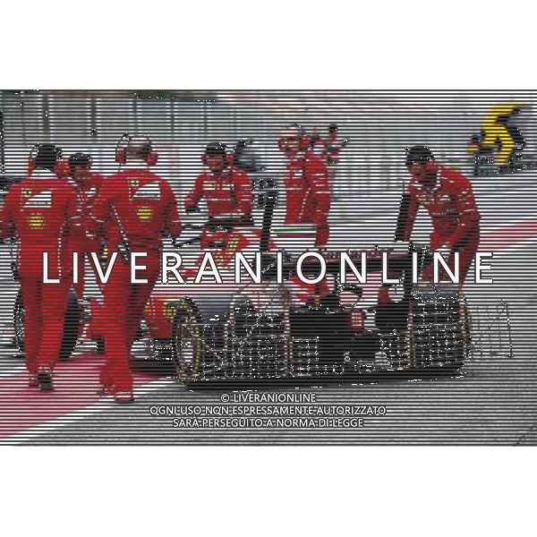 Kimi Raikkonen (FIN) Ferrari SF70H running sensor equipment on the rear wing. 08.03.2017. Formula One Testing, Day Two, Barcelona, Spain. Wednesday. - Test F1, Secondo giorno, Barcellona, Spagna. / AGENZIA ALDO LIVERANI SAS - ITALY ONLY EDITORIAL USE ONLY
