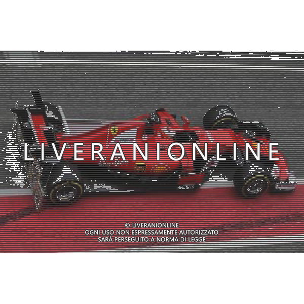 Kimi Raikkonen (FIN) Ferrari SF70H running sensor equipment. 08.03.2017. Formula One Testing, Day Two, Barcelona, Spain. Wednesday. - Test F1, Secondo giorno, Barcellona, Spagna. / AGENZIA ALDO LIVERANI SAS - ITALY ONLY EDITORIAL USE ONLY