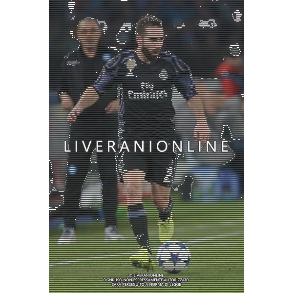 NAPOLI - REAL MADRID CHAMPIONS LEAGUE 07 MARZO 2017 NELLA FOTO DANI CARVAJAL © MOSCA/ AGENZIA ALDO LIVERANI SAS