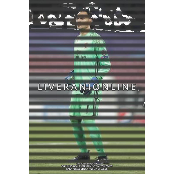NAPOLI - REAL MADRID CHAMPIONS LEAGUE 07 MARZO 2017 NELLA FOTO KEYLOR NAVAS © MOSCA/ AGENZIA ALDO LIVERANI SAS