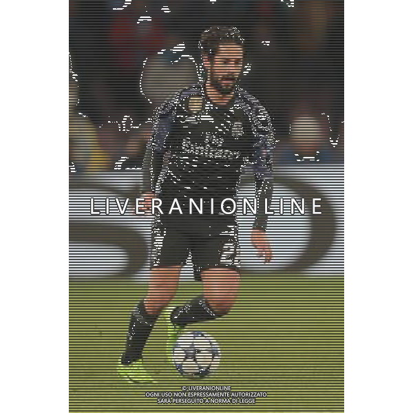 NAPOLI - REAL MADRID CHAMPIONS LEAGUE 07 MARZO 2017 NELLA FOTO ISCO © MOSCA/ AGENZIA ALDO LIVERANI SAS