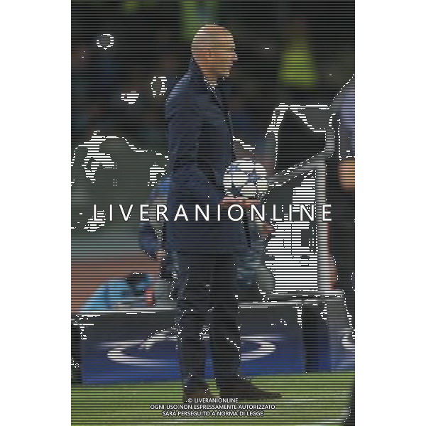 NAPOLI - REAL MADRID CHAMPIONS LEAGUE 07 MARZO 2017 NELLA FOTO ZINEDINE ZIDANE © MOSCA/ AGENZIA ALDO LIVERANI SAS