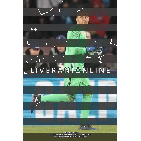 NAPOLI - REAL MADRID CHAMPIONS LEAGUE 07 MARZO 2017 NELLA FOTO KEYLOR NAVAS © MOSCA/ AGENZIA ALDO LIVERANI SAS