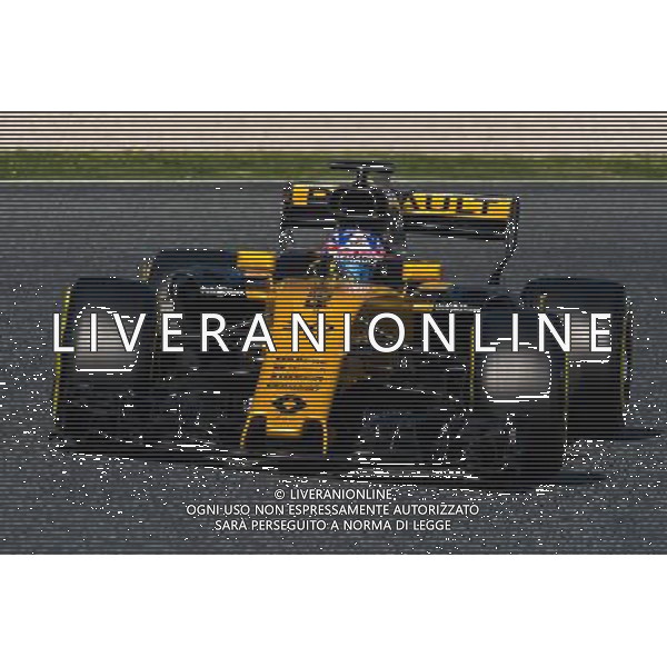 Jolyon Palmer (GBR) Renault Sport F1 Team RS17. 09.03.2017. Formula One Testing, Day Three, Barcelona, Spain. Thursday. - www.xpbimages.com, EMail: requests@xpbimages.com - copy of publication required for printed pictures. Every used picture is fee-liable. Â© Copyright: Price / XPB Images/ONLY ITALY/ Agenzia Aldo Liverani s.a.s.